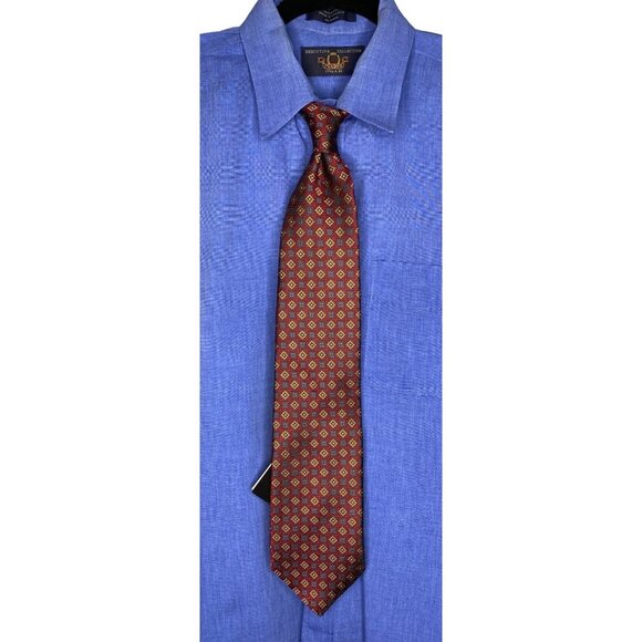 Vintage Jos. A. Bank Hand Sewn Silk Made in the USA Tie NWT - Picture 1 of 6
